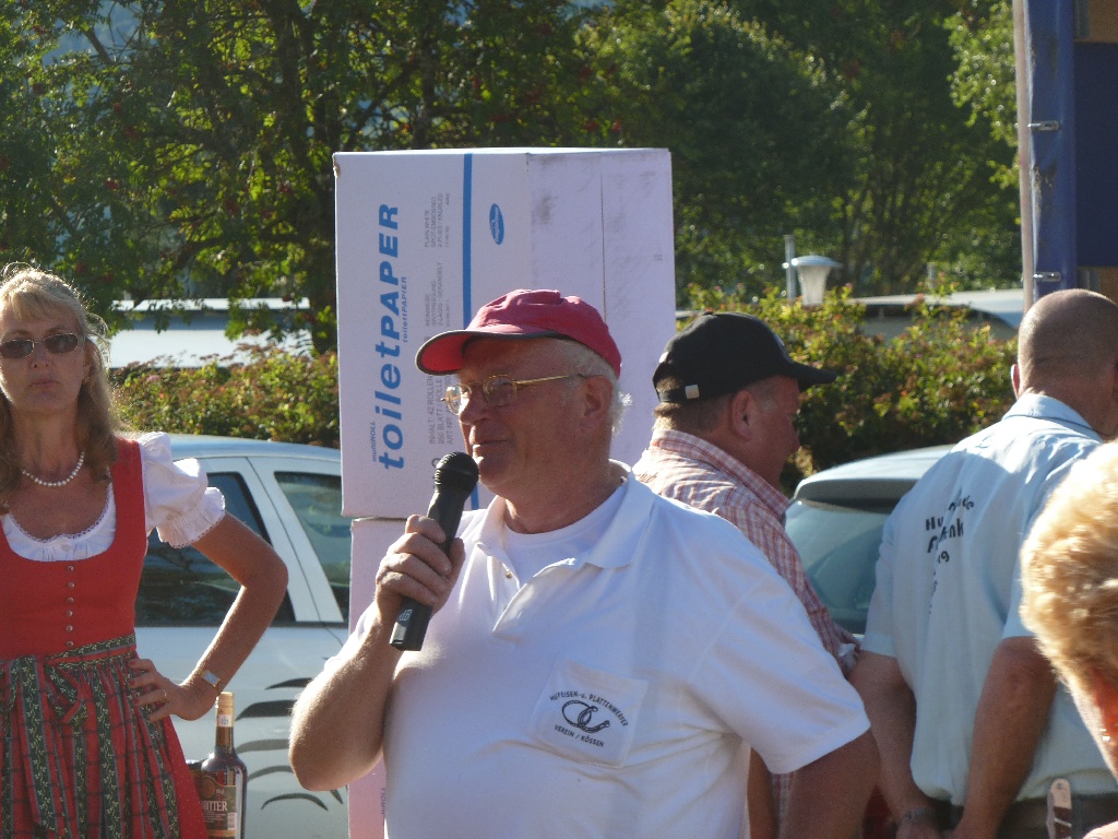 Heinz Exenberger, Schriftführer des Tiroler Plattenwerferverbandes