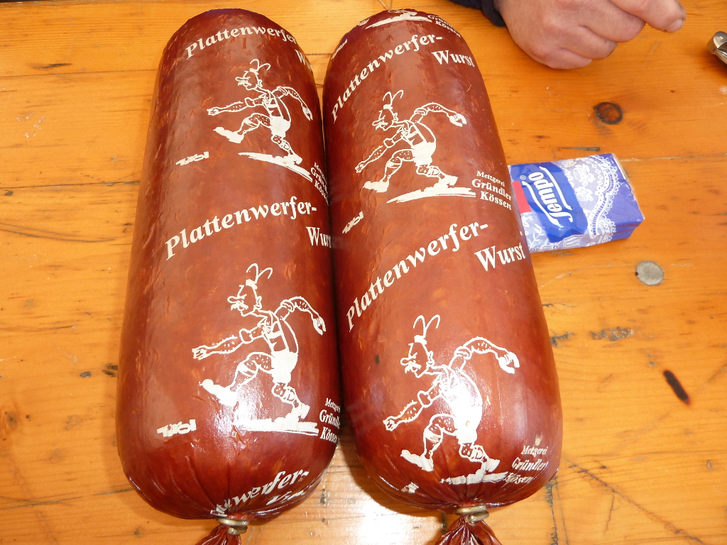 Plattenwerfer-Würste von Martin Gründler aus Kössen